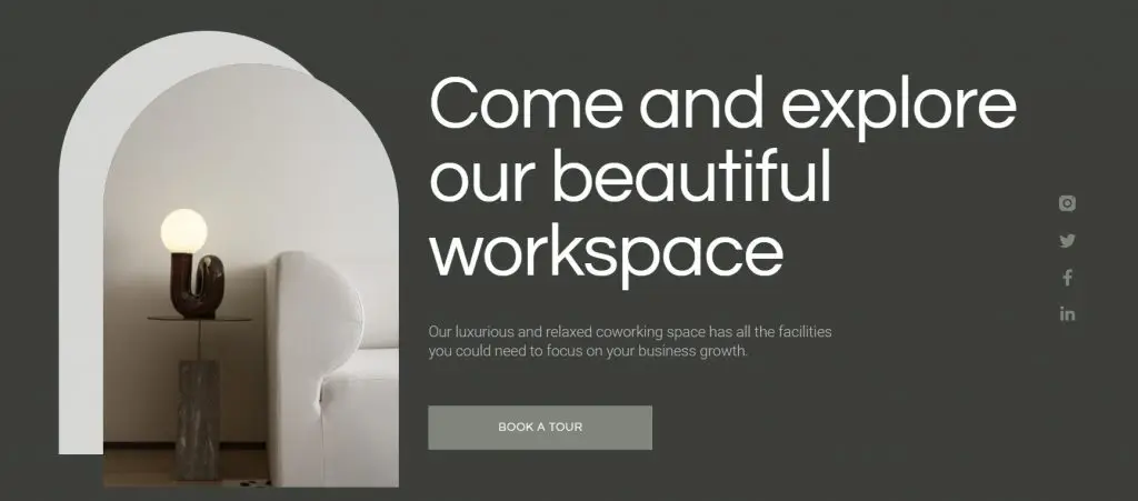 ab space landing page template 2