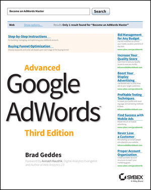 Advanced Google AdWords cover