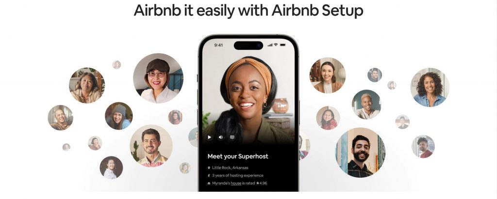 airbnb landing page