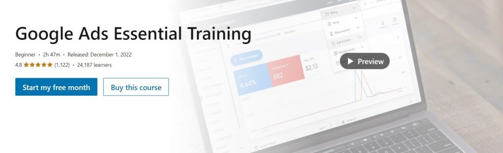 google ads essential training
