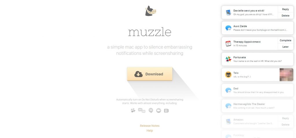 muzzle landing page