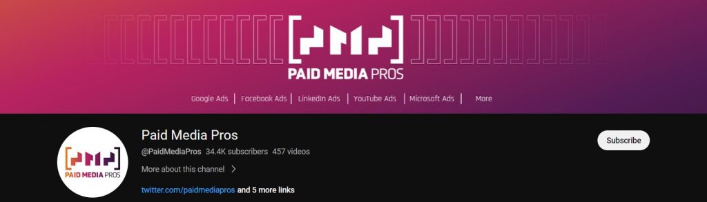 paid media pros youtube channel