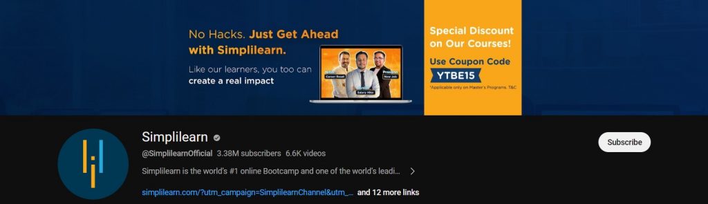 simplilearn youtube channel